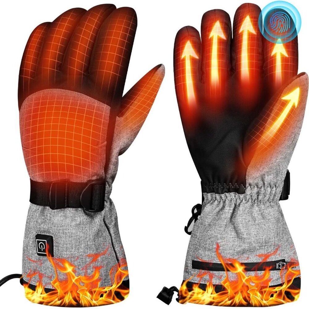 Heated Gloves,5V 4000mAh Rechargeable Heated Gloves